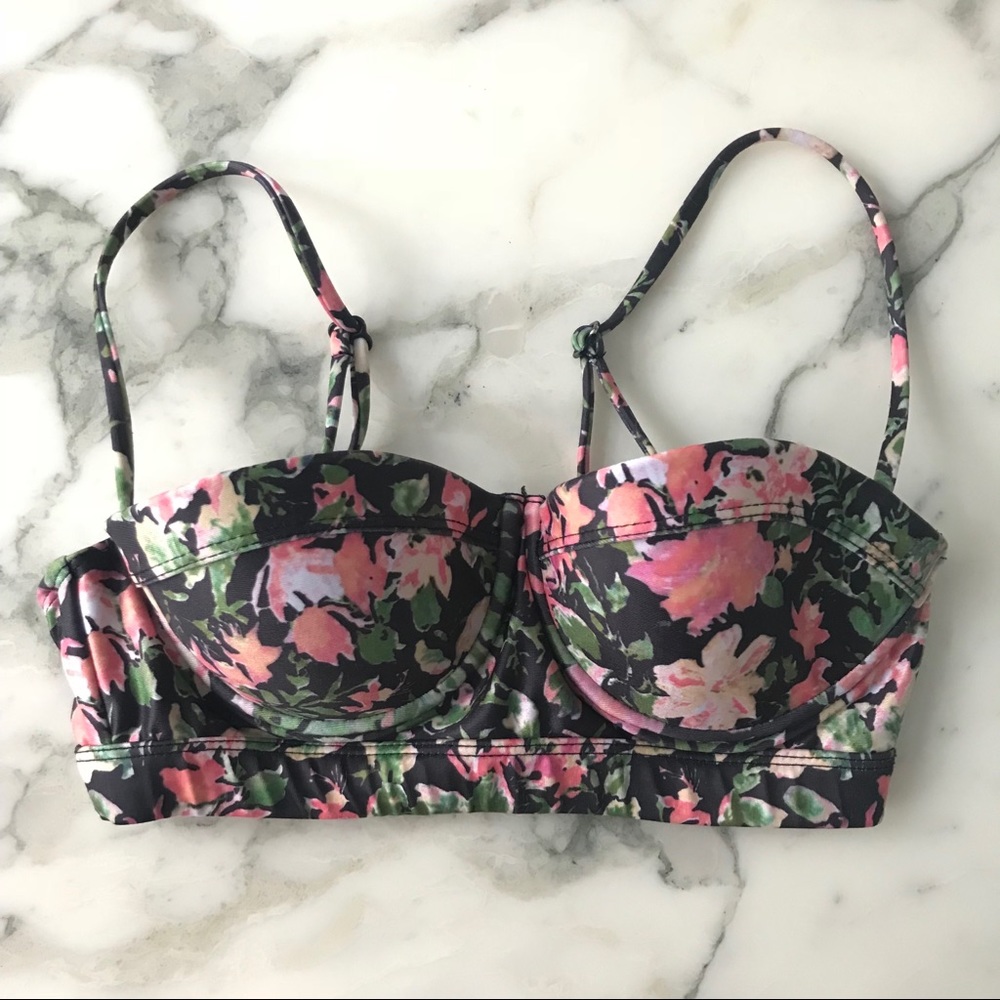 Free People x Tallow Bustier Bikini Top